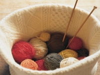 Martha Stewart Sweater Knitting Basket